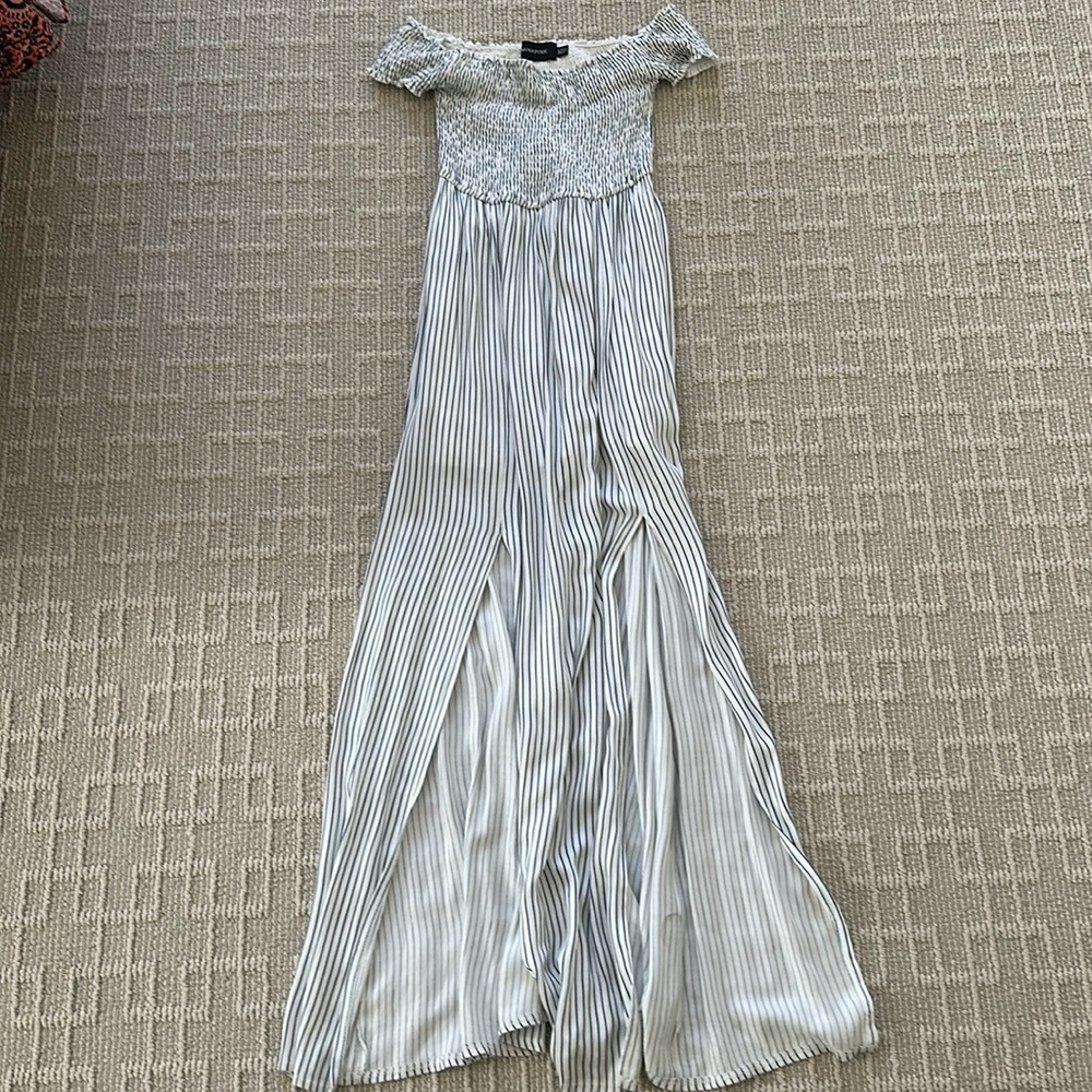 Striped maxi dress